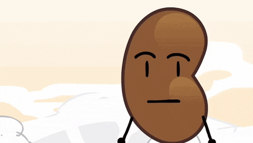 a cartoon of a purple balloon with a sad face on it