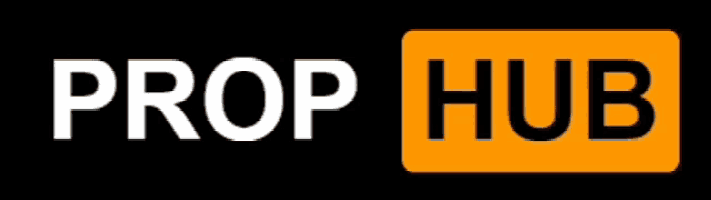 a black background with a yellow prop hub logo on it