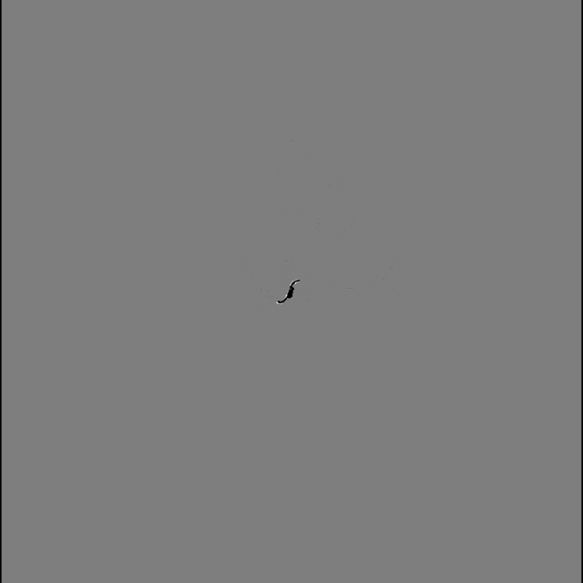 a black and white drawing of a person with the letter p on the top
