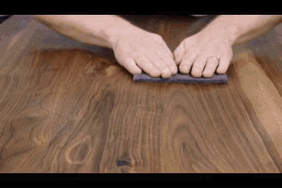 Smoothing Wood With Sandpaper GIF - Sandpaper Sanding Smoothing Wood GIFs