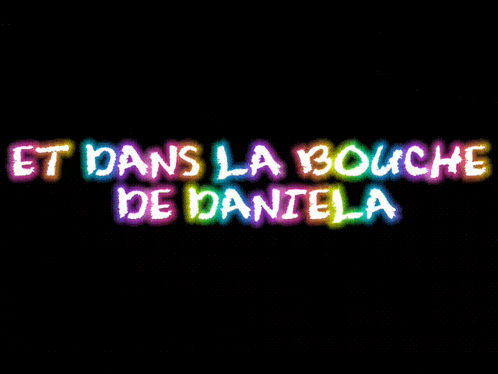 a rainbow of colorful words on a black background including les coppas