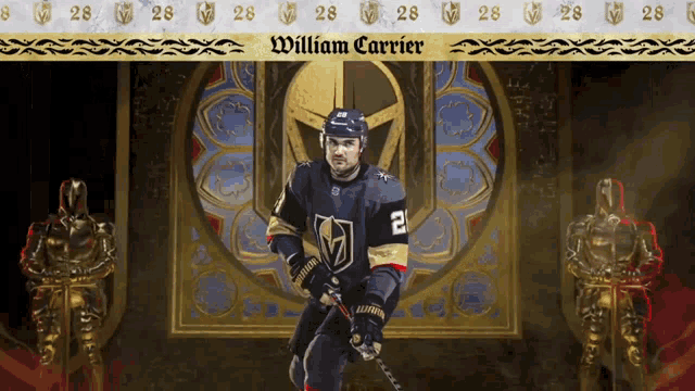 William Carrier Vegas Golden Knights GIF - William Carrier Vegas Golden Knights Vgk GIFs