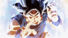 a close up of a cartoon character flying through the air