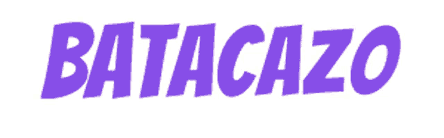 a purple and white logo that says batacazo