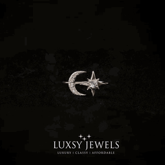 a luxsy jewels bracelet is displayed on a black background