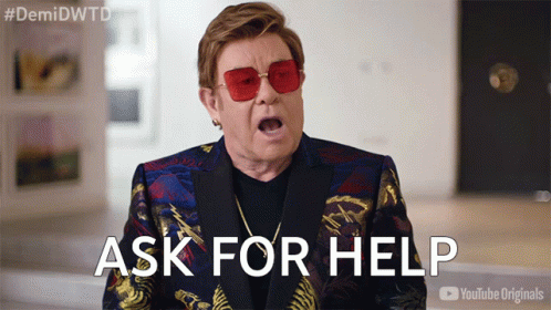 Ask For Help Elton John GIF - Ask For Help Elton John Demi Lovato Dancing With The Devil GIFs