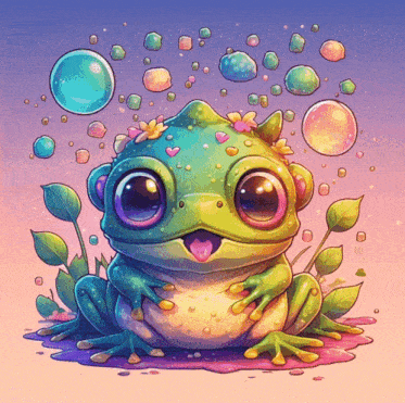 Glitchy Frog GIF - Glitchy Frog Fade GIFs