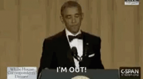 Thank You Barack Obama GIF - Thank You Barack Obama Im Out GIFs
