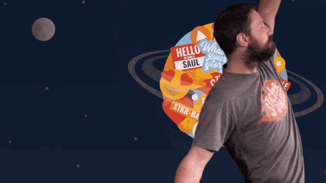 Stickergiant In Space GIF - Stickergiant In Space Spaced Out GIFs