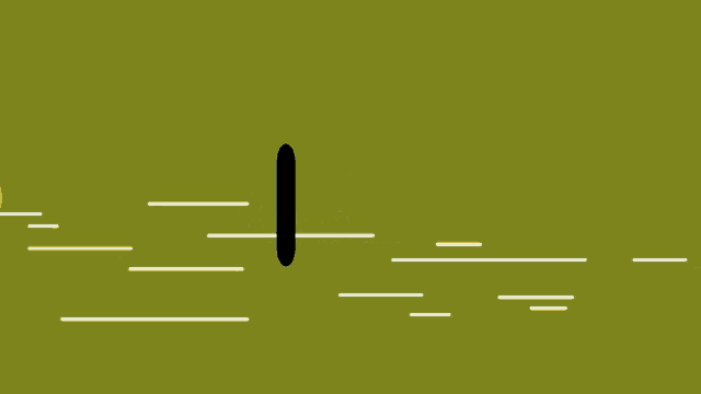 a green background with a red yellow and blue circle in the middle