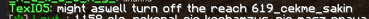 a blurry image of green and white text that says ' i 'm not even '