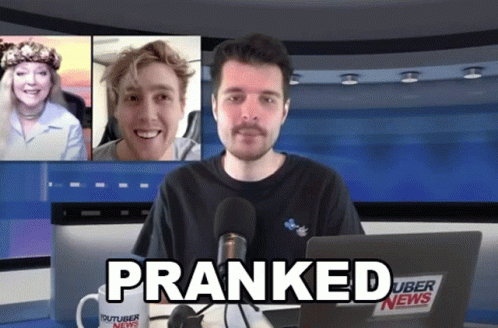 Pranked Benedict Townsend GIF - Pranked Benedict Townsend Youtuber News GIFs
