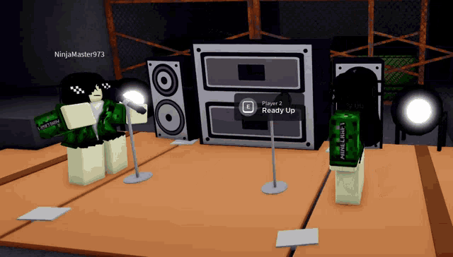a screenshot of a video game showing a player 2 ready up