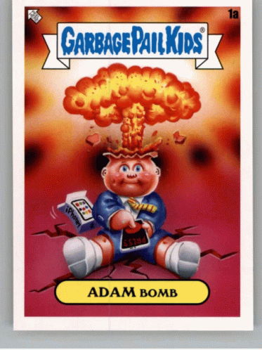 Garbage Pail Kids Adam Bomb GIF - Garbage Pail Kids Adam Bomb GIFs