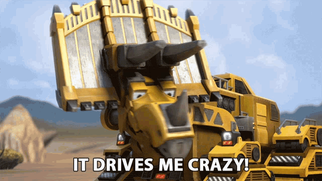 It Drives Me Crazy Dozer GIF - It Drives Me Crazy Dozer Brian Drummond GIFs