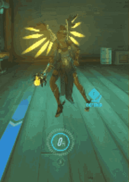 a screenshot of a video game with a circle that says round on it