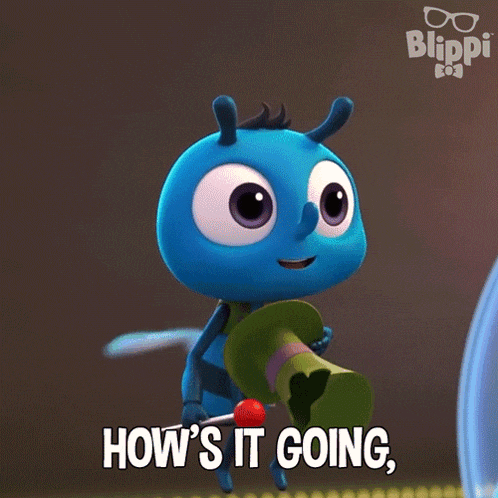How'S It Going Pal Horace GIF - How'S It Going Pal Horace Blippi Wonders - Educational Cartoons For Kids GIFs