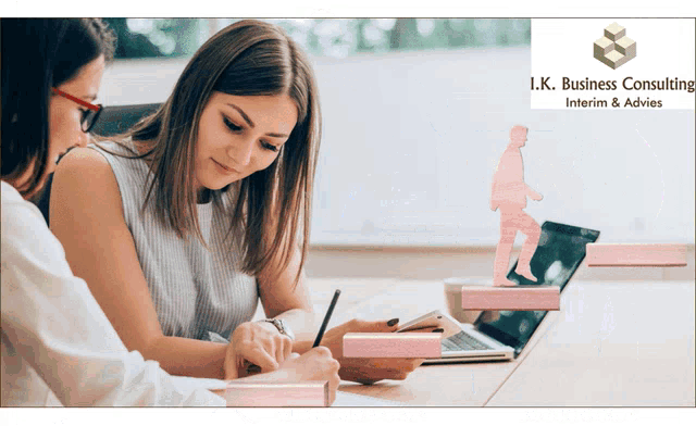 i.k. business consulting interim & advies is written on the bottom of the image