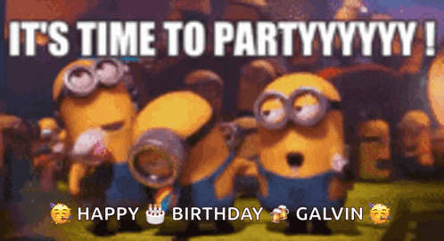 Minions Its Time To Party GIF - Minions Its Time To Party Despicable Me2 GIFs