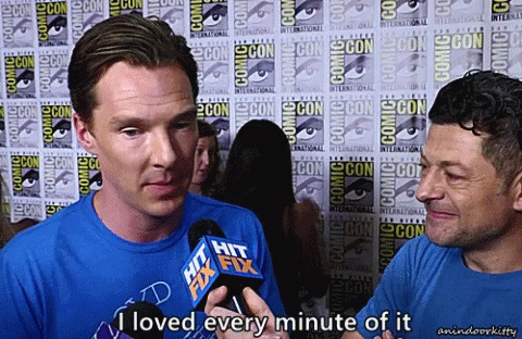 I Loved Every Minute GIF - I Loved Every Minute Benedict Cumberbatch GIFs