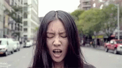 咆哮，生气，刘雯 GIF - Liu Wen Roar Shout GIFs
