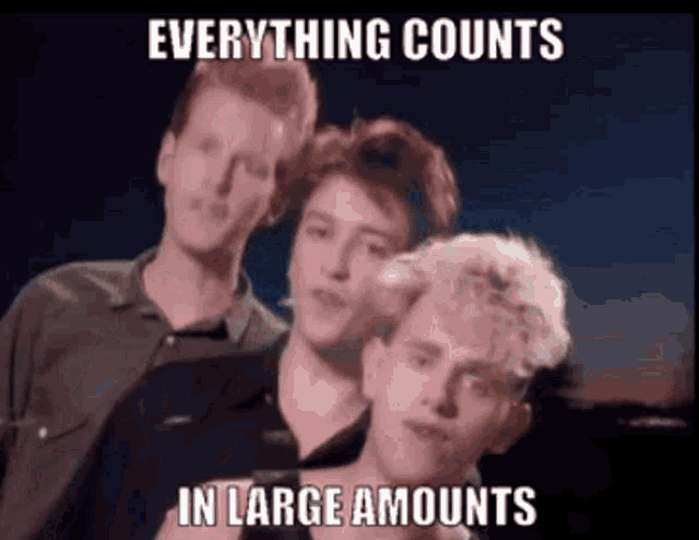Depeche Mode Everything Counts GIF - Depeche Mode Everything Counts In Large Amounts GIFs