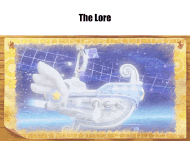 a drawing of a ship with the word the lore on the top