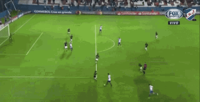 a fox sports live broadcast of a soccer match