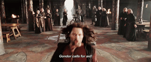 Gondor Aragon GIF - Gondor Aragon Gondor Calls For Aid GIFs