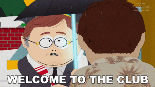 Welcome To The Club Eric Cartman GIF - Welcome To The Club Eric Cartman Clyde Donovan GIFs