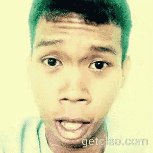 a close up of a man 's face with the website getcleo.com in the bottom right corner