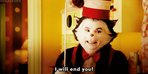 When People Talk Shit About My Otp GIF - The Cat In The Hat Mike Meyers Mefangirling GIFs