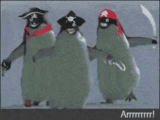 Pirates GIF - Penguin Pirate Edit GIFs