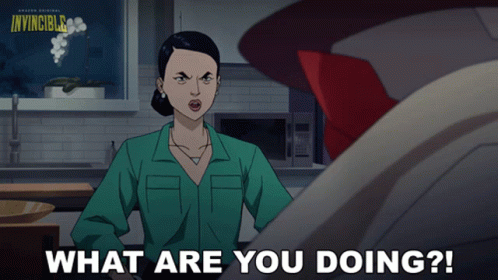 What Are You Doing Debbie Grayson GIF - What Are You Doing Debbie Grayson Invincible GIFs