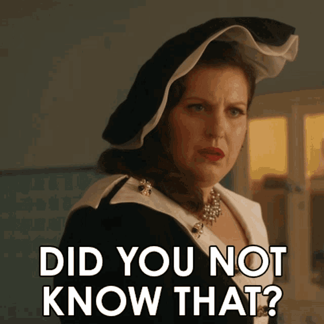 Did You Not Know That Alma Fillcot GIF - Did You Not Know That Alma Fillcot Why Women Kill GIFs