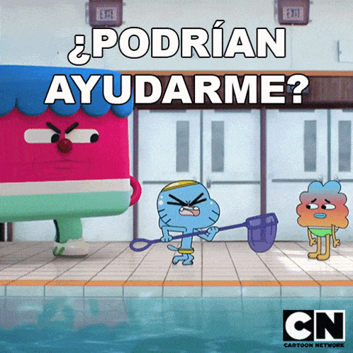 an advertisement for cartoon network shows a cartoon character holding a fishing net