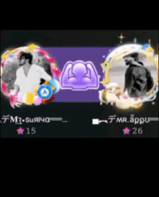 a purple circle with a person in it with the name mr.appu on it