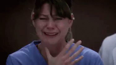 Crying! - Grey'S Anatomy GIF - Greys Anatomy Meredith Grey Ellen Pompeo GIFs