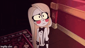 a cartoon character is standing in a hallway wearing a tuxedo and bow tie and looking at the camera .