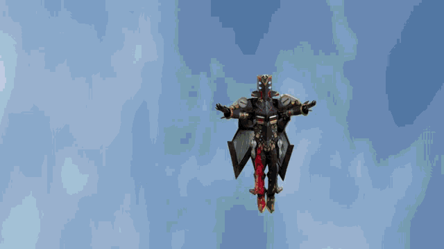 a scarecrow with the number 72 on the back is flying through the air