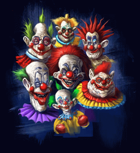 Happy Birthday Clowns GIF - Happy Birthday Clowns Monster GIFs