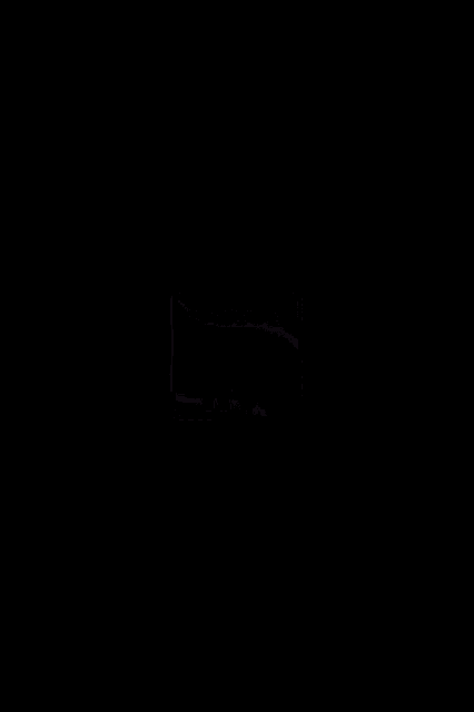 a black background with a rainbow of colored lights on it