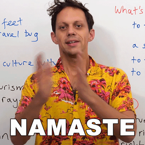 Namaste Benjamin GIF - Namaste Benjamin Engvid GIFs