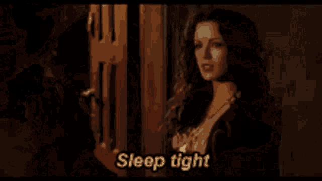 a pixelated image of a man with the words sleep tight on the bottom