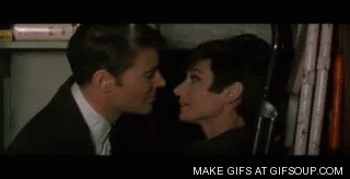 Audrey Hepburn GIF - Audrey Hepburn Kiss GIFs