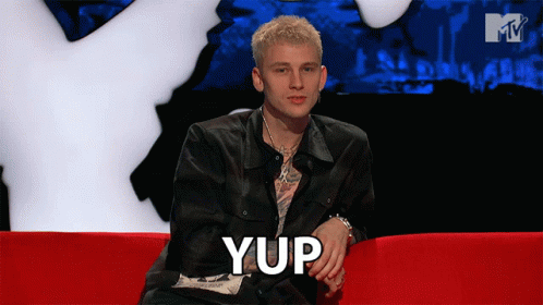 Yup Machine Gun Kelly GIF - Yup Machine Gun Kelly Ridiculousness GIFs
