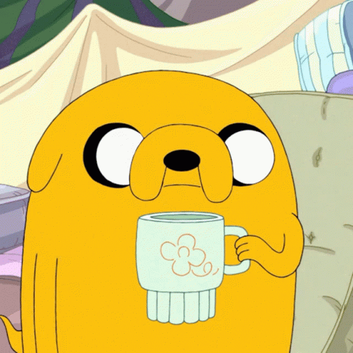 Adventure Time Jake GIF - Adventure Time Jake Coffie GIFs