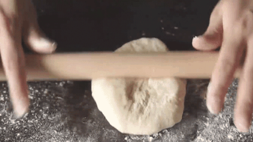 Rolling The Dough Two Plaid Aprons GIF