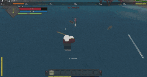 a screenshot of a video game with the words in combat on the bottom