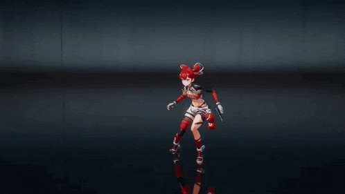 a girl with red hair is upside down and wearing a perfect swimsuit